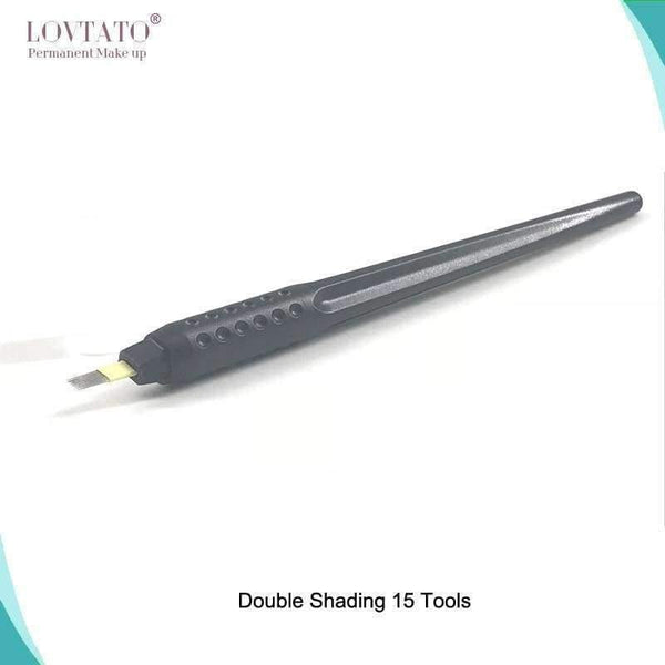 Planet Gates MZ-D06A Disposable Microblading Pen With18 U Tattoo Needles Double Shading 15 Tool Tebori Manual Microblade Needle Tools Kit Tatoo Guns