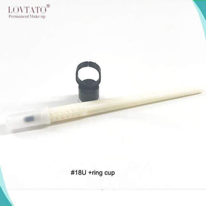 Planet Gates MZ-D06A Disposable Microblading Pen With18 U Tattoo Needles Double Shading 15 Tool Tebori Manual Microblade Needle Tools Kit Tatoo Guns