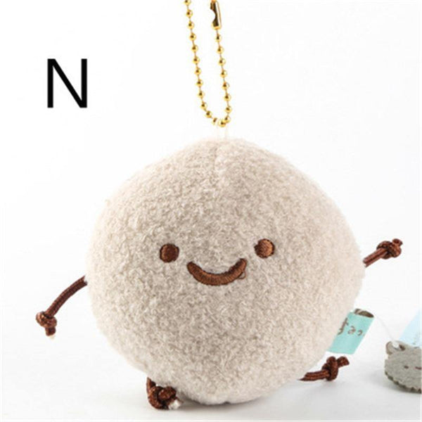 7Cm Sumikko Gurashi Plush Pendant Keychain Plush Toys For Childen Kids Stuffed Doll Toys Girls Birthday Gift Bag Hang Pendant