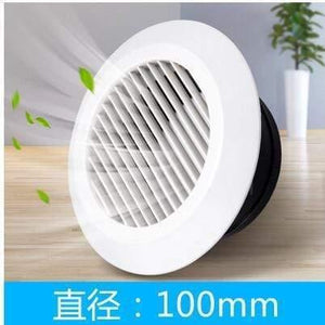 Adjustable round plastic air ventilation cover Fan Outlet Vent Extractor ceiling hole for kitchen bath air outlet fresh system