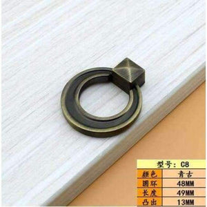 Planet Gates N Continental vintage cabinet knobs and handles Cupboard  wardrobe Door pendants rings drawer pulls Furniture Hardware Accessory