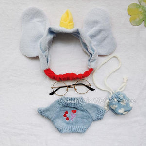 30cm LaLafanfan Cafe Duck Plush Toy Doll Clothes  Cartoon Yellow Duck Stuffed Dolls Doll Accessories Kids Toys Gift For Children