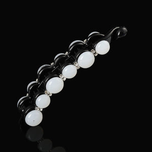 Molans Pearls Solid Banana Hair Clips In Women's Hair Accessories Ponytail Barrettes Elegant Hair Claws Hairpins
