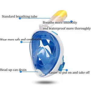 Planet Gates N01 S M Diving Mask Scuba Mask Underwater Anti Fog Full Face Snorkeling Mask Women Men Kids  Swimming Snorkel Diving Equipment