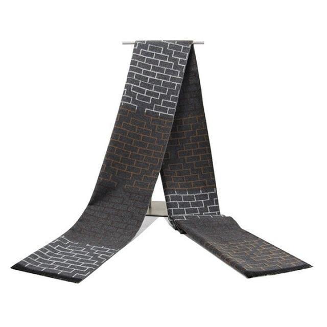 Planet Gates N708 Men scarf cotton Tassel double Fine stripe plaid Scarves men winter new Fashion striped Scarf for Men wraps