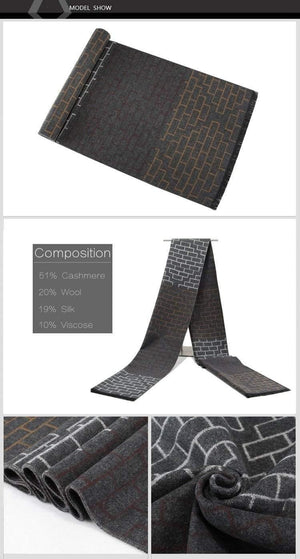 Planet Gates N708 Men scarf cotton Tassel double Fine stripe plaid Scarves men winter new Fashion striped Scarf for Men wraps