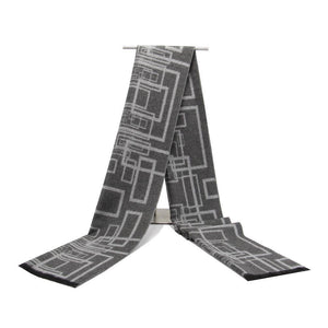 Planet Gates N732 Men Classic Cashmere Geometric Scarf Winter Warm Soft Tassel fashion Shawl Wrap scarf