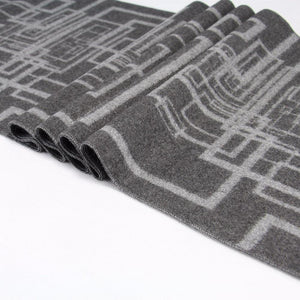 Planet Gates N732 Men Classic Cashmere Geometric Scarf Winter Warm Soft Tassel fashion Shawl Wrap scarf