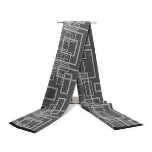 Planet Gates N733 Men Classic Cashmere Geometric Scarf Winter Warm Soft Tassel fashion Shawl Wrap scarf