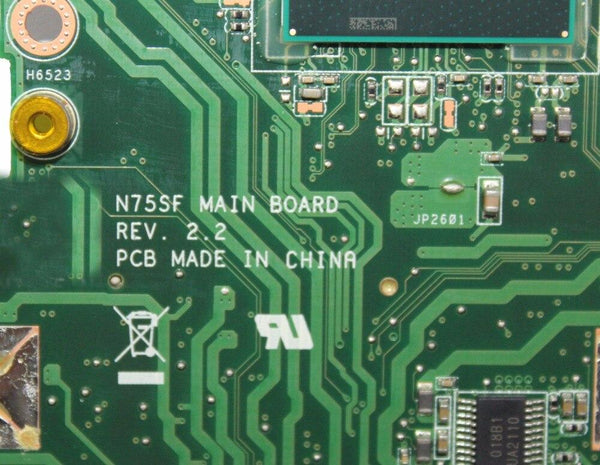 Planet Gates N75SF Motherboard GT555M REV:2.2 RAM For Asus N75SF N75SL N75S laptop Motherboard N75SF Mainboard N75SF Motherboard test 100% OK