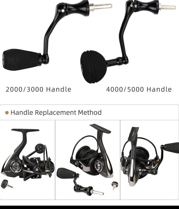 Planet Gates NA 2000 3000 4000 5000 Saltwater Spinning Fishing Reel 9BB Speed Ratio 5.2:1 Aluminum Spool Carp Fishing Reel