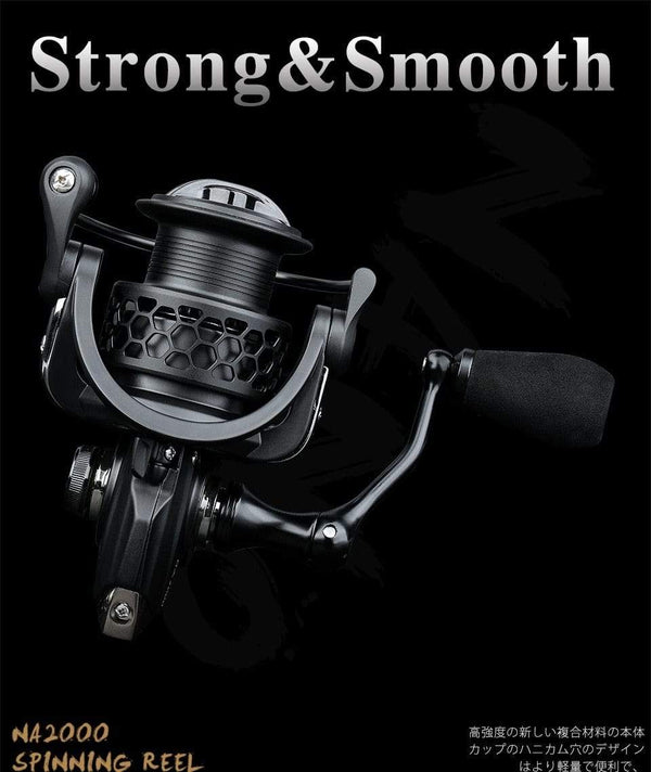 Planet Gates NA 2000 3000 4000 5000 Saltwater Spinning Fishing Reel 9BB Speed Ratio 5.2:1 Aluminum Spool Carp Fishing Reel