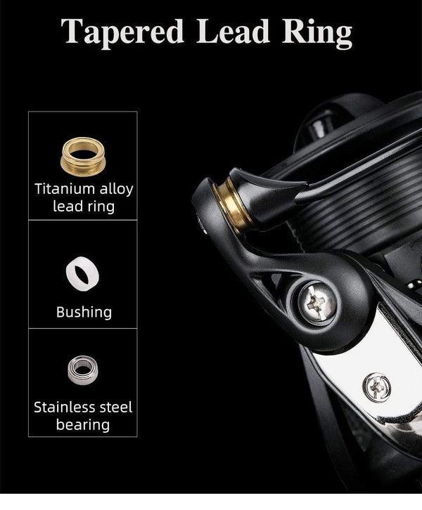 Planet Gates NA 2000 3000 4000 5000 Saltwater Spinning Fishing Reel 9BB Speed Ratio 5.2:1 Aluminum Spool Carp Fishing Reel