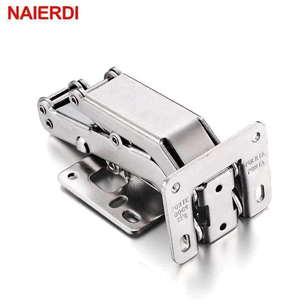 Planet Gates NAIERDI 165/170/175 Degree Hinge No-Drilling Hole Spring Angle Hinges For Cabinet Cupboard Door Thick Board Furniture Hardware