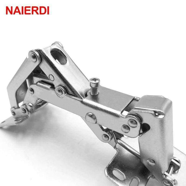 Planet Gates NAIERDI 165/170/175 Degree Hinge No-Drilling Hole Spring Angle Hinges For Cabinet Cupboard Door Thick Board Furniture Hardware