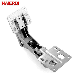 Planet Gates NAIERDI 165/170/175 Degree Hinge No-Drilling Hole Spring Angle Hinges For Cabinet Cupboard Door Thick Board Furniture Hardware