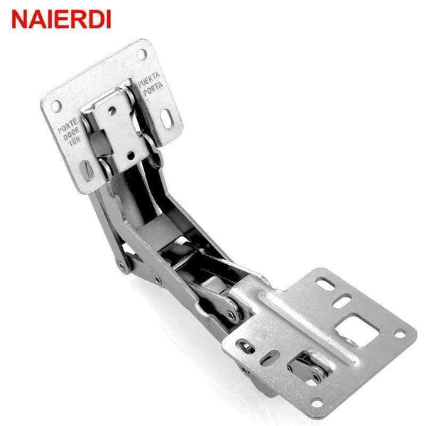 Planet Gates NAIERDI 165/170/175 Degree Hinge No-Drilling Hole Spring Angle Hinges For Cabinet Cupboard Door Thick Board Furniture Hardware