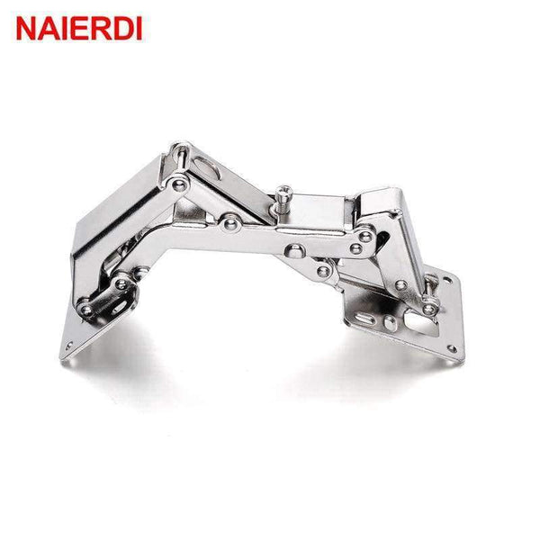 Planet Gates NAIERDI 165/170/175 Degree Hinge No-Drilling Hole Spring Angle Hinges For Cabinet Cupboard Door Thick Board Furniture Hardware