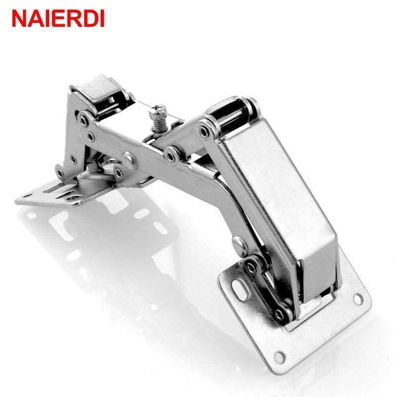 Planet Gates NAIERDI 165/170/175 Degree Hinge No-Drilling Hole Spring Angle Hinges For Cabinet Cupboard Door Thick Board Furniture Hardware