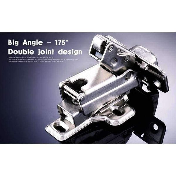 Planet Gates NAIERDI 175 Degree Cold Rolled Steel Fixed Hinge Rustless Iron Cabinet Cupboard Door Hinges For Furniture Hardware
