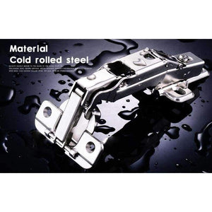 Planet Gates NAIERDI 175 Degree Cold Rolled Steel Fixed Hinge Rustless Iron Cabinet Cupboard Door Hinges For Furniture Hardware