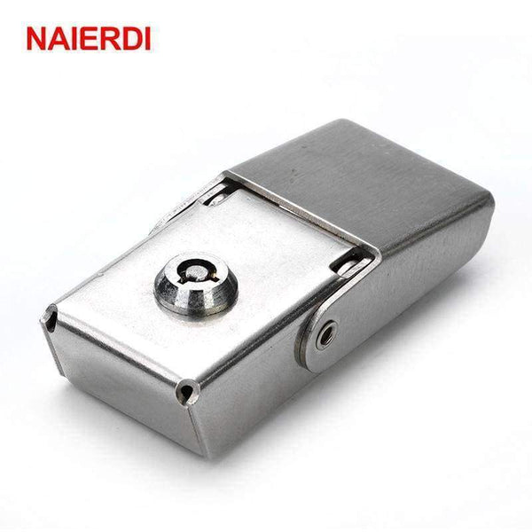 Planet Gates NAIERDI J605 Advertisement Lock Stainless Steel Cabinet Boxes Hasp LED Light Trunk Accessory Locks For Industry Hardware