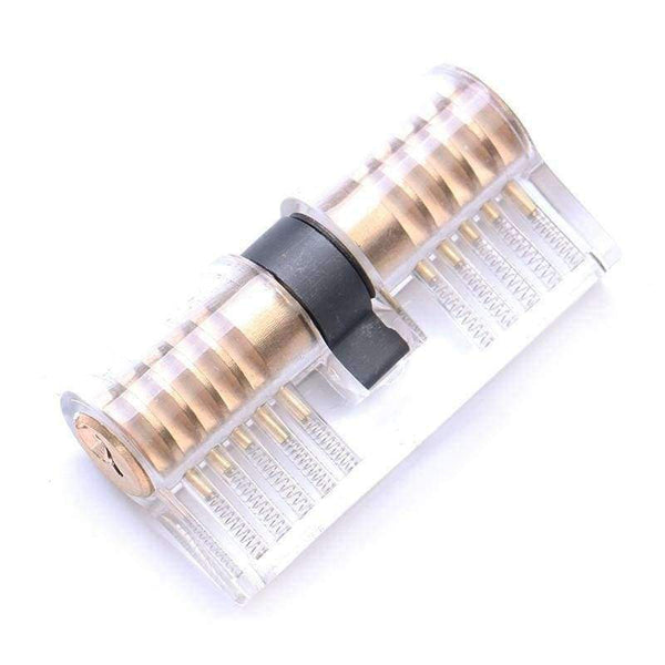 Planet Gates NAIERDI Transparent Locksmith Locks Cutaway Training Skill Professional Visible Practice Padlock Copper Lock Pick Tools Hardware