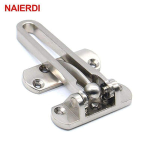 Planet Gates NAIERDI Zinc Alloy Hasp Latch Lock Door Chain Anti-theft Clasp Window Cabinet Locks Tools For Home Hotel Security Hardware