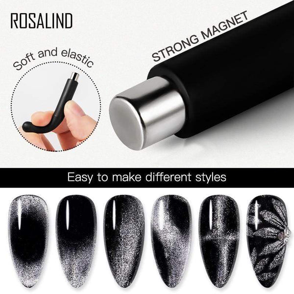 Planet Gates Nail Art Magnet Stick Cat Eyes Magnet for Nail Gel Polish 3D Line Strip Effect Strong Magnetic Pen Tools Gel Varnish