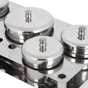 Planet Gates Nail Art Mini Powder & Liquid Set Cans Stainless Steel Storage Box Compact Manicure Tools UV Disinfection Sterilizer Box