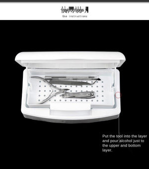 Planet Gates Nail Art Tool Sterilization Box Alcohol Cleaning Simple And Convenient Operation