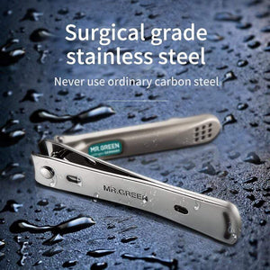 Planet Gates Nail Clippers Stainless Steel Curved blade Clipper Fingernail Scissors Cutter Manicure tools trimmer with nail files