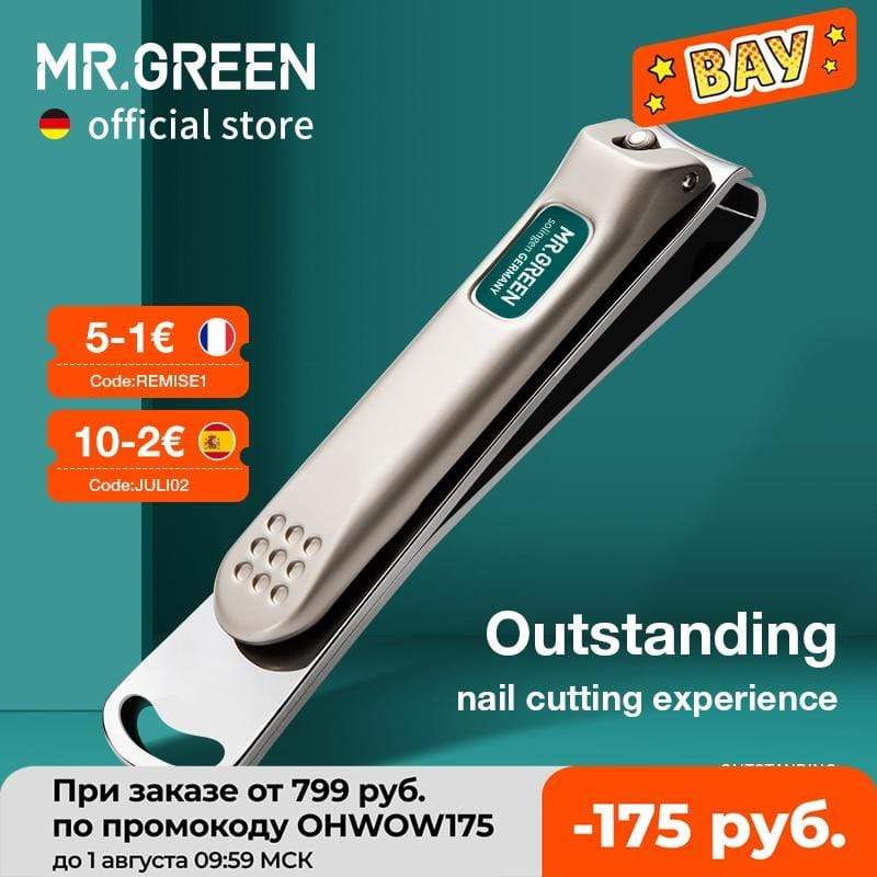 Planet Gates Nail Clippers Stainless Steel Curved blade Clipper Fingernail Scissors Cutter Manicure tools trimmer with nail files