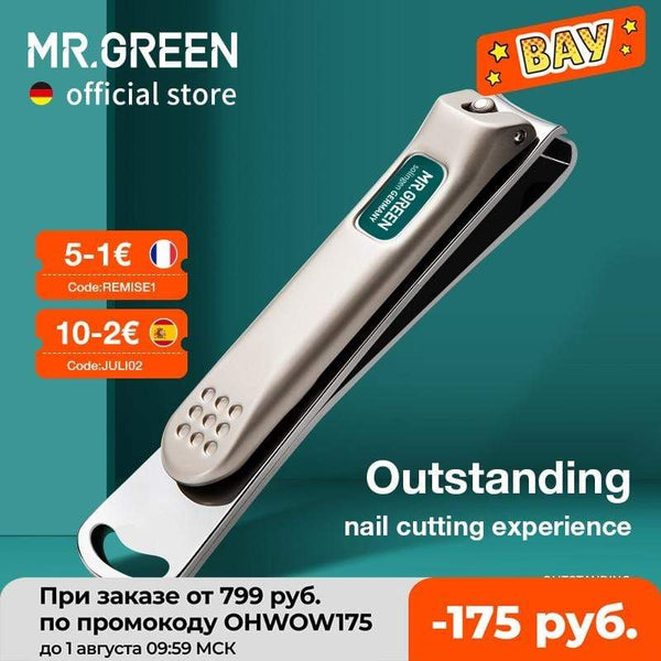 Planet Gates Nail Clippers Stainless Steel Curved blade Clipper Fingernail Scissors Cutter Manicure tools trimmer with nail files