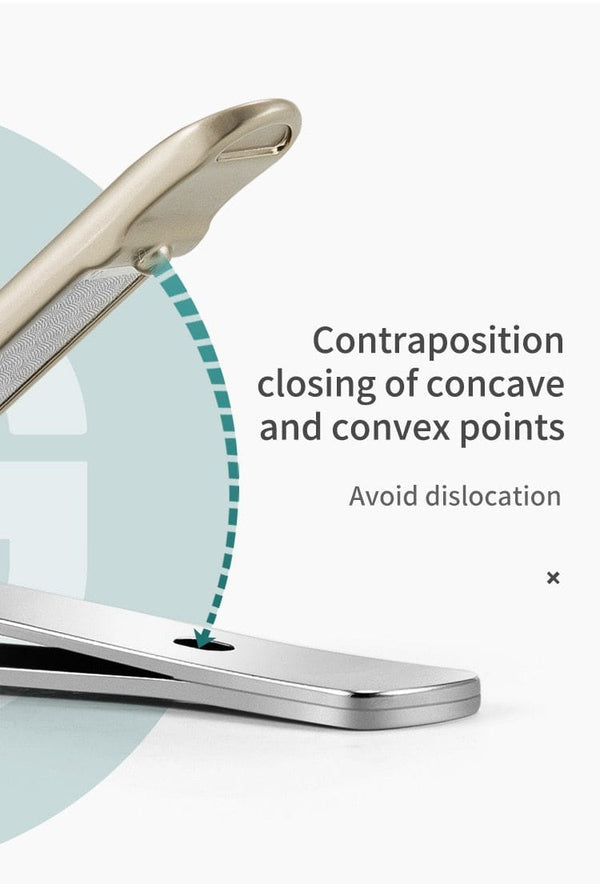 Planet Gates Nail Clippers Stainless Steel Curved blade Clipper Fingernail Scissors Cutter Manicure tools trimmer with nail files