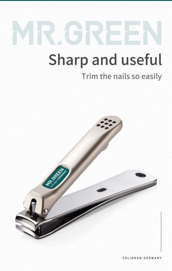 Planet Gates Nail Clippers Stainless Steel Curved blade Clipper Fingernail Scissors Cutter Manicure tools trimmer with nail files