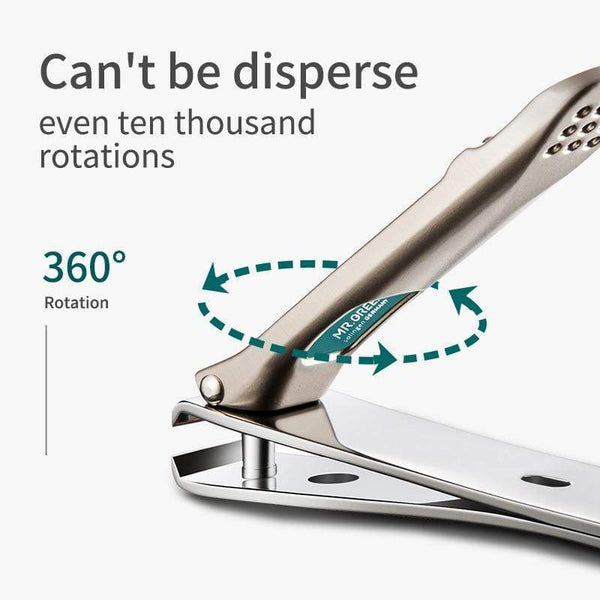 Planet Gates Nail Clippers Stainless Steel Curved blade Clipper Fingernail Scissors Cutter Manicure tools trimmer with nail files