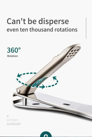 Planet Gates Nail Clippers Stainless Steel Curved blade Clipper Fingernail Scissors Cutter Manicure tools trimmer with nail files