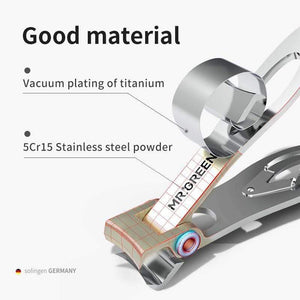 Planet Gates Nail Clippers Stainless Steel Wide Jaw Opening Manicure Fingernail Cutter Thick Hard Ingrown Toenail Scissors tools