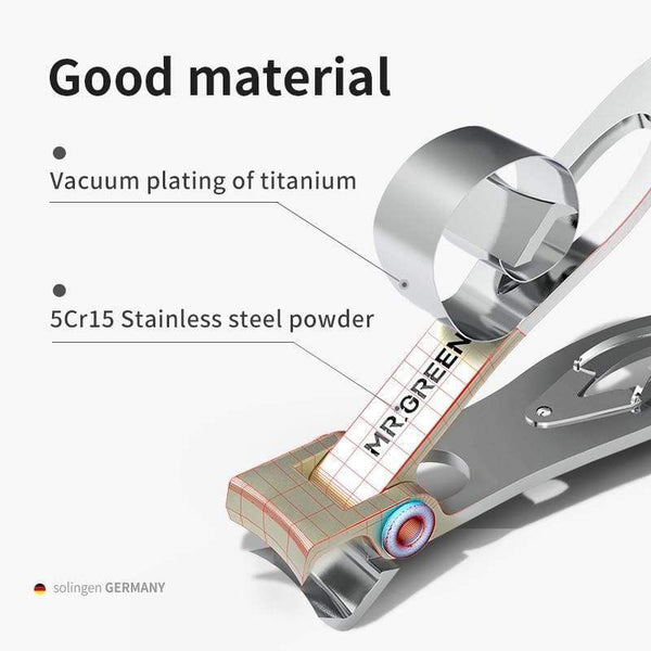 Planet Gates Nail Clippers Stainless Steel Wide Jaw Opening Manicure Fingernail Cutter Thick Hard Ingrown Toenail Scissors tools