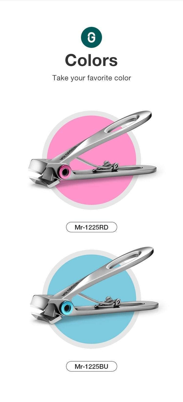 Planet Gates Nail Clippers Stainless Steel Wide Jaw Opening Manicure Fingernail Cutter Thick Hard Ingrown Toenail Scissors tools