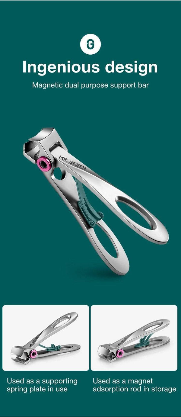 Planet Gates Nail Clippers Stainless Steel Wide Jaw Opening Manicure Fingernail Cutter Thick Hard Ingrown Toenail Scissors tools