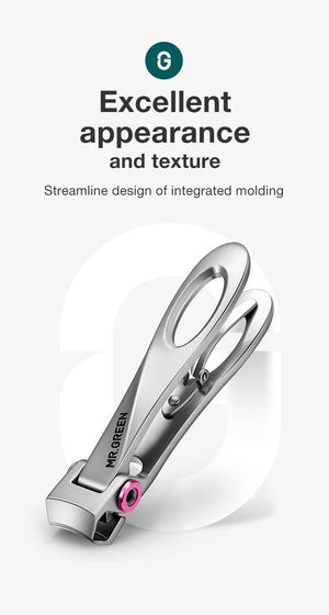 Planet Gates Nail Clippers Stainless Steel Wide Jaw Opening Manicure Fingernail Cutter Thick Hard Ingrown Toenail Scissors tools