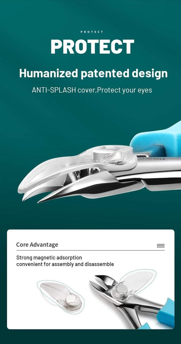 Planet Gates Nail Clippers Toenail Cutters Pedicure Manicure Tools Anti-Splash Ingrown Paronychia Professional Correction Tool Sets