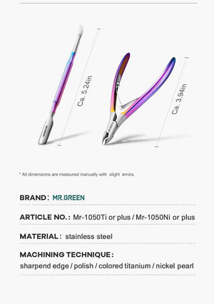 Planet Gates Nail Cuticle Nipper Cutter Pusher Professional Manicure Scissors Sharp Clippers Gel Art Pedicure Tools  Remover