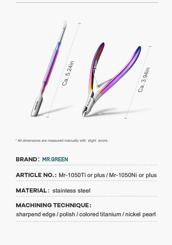 Planet Gates Nail Cuticle Nipper Cutter Pusher Professional Manicure Scissors Sharp Clippers Gel Art Pedicure Tools  Remover