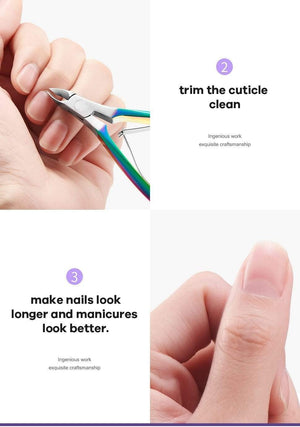 Planet Gates Nail Cuticle Nipper Cutter Pusher Professional Manicure Scissors Sharp Clippers Gel Art Pedicure Tools  Remover