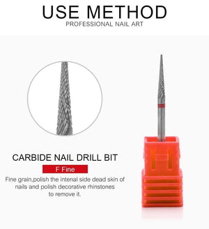 Planet Gates Nail Drill Bit Carbide Milling Cutters Nail Art Tool for Electric Manicure Nail Drill Machine Nails Accessories Remove gel tools