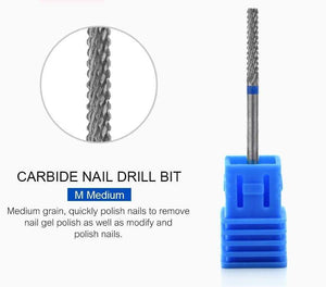 Planet Gates Nail Drill Bit Carbide Milling Cutters Nail Art Tool for Electric Manicure Nail Drill Machine Nails Accessories Remove gel tools