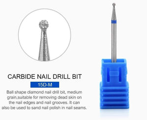 Planet Gates Nail Drill Bit Carbide Milling Cutters Nail Art Tool for Electric Manicure Nail Drill Machine Nails Accessories Remove gel tools